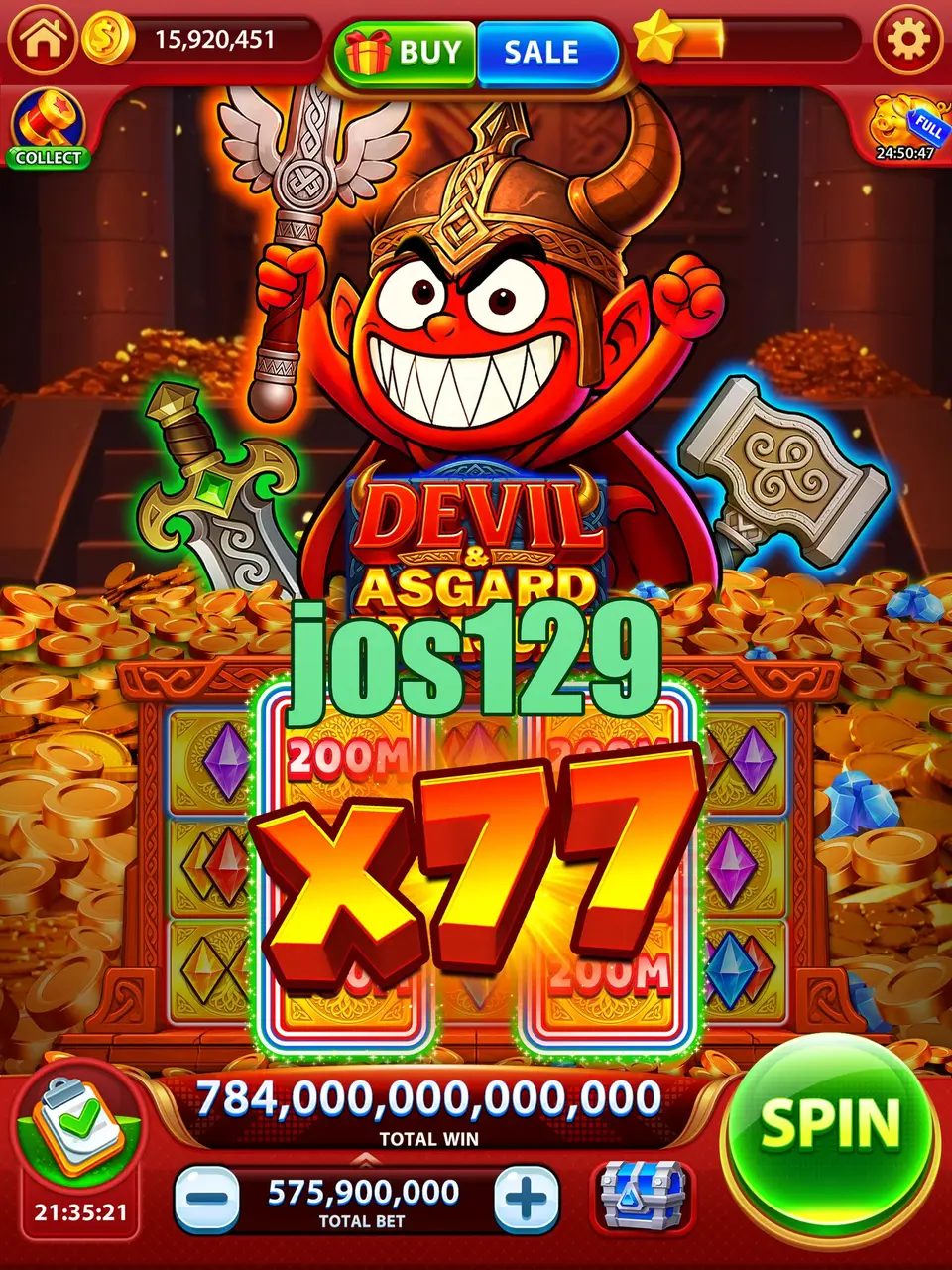 jos129 Masuk